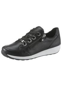 Sneaker Ara "OSAKA" Gr. 5,5 (38,5), schwarz Damen Schuhe in bequemer Schuhweite G, Freizeitschuh, Halbschuh, Schnürschuh