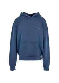 Kapuzensweatshirt Urban Classics "Urban Classics Herren Small Embroidery Hoody" Gr. XXL, blau (spaceblau) Herren Sweatshirts