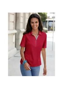 Poloshirt Casual Looks "Poloshirt" Gr. 42, rot Damen Shirts