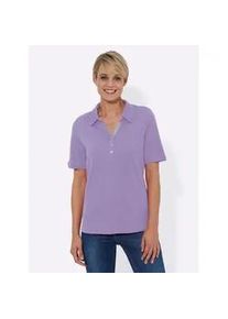 WITT Poloshirt CASUAL LOOKS "Poloshirt" Gr. 42, lila (flieder) Damen Shirts