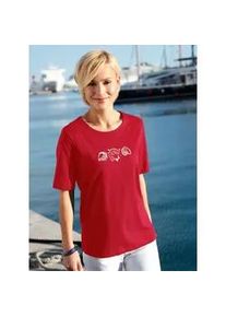 WITT Kurzarmshirt CASUAL LOOKS "Shirt" Gr. 52, rot Damen Shirts