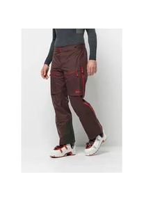 Skihose Jack Wolfskin "ALPSPITZE PRO 3L PANTS M" Gr. 50, Normalgrößen, rot (rot, earth) Herren Hosen