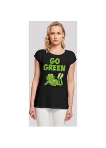 T-Shirt F4NT4STIC "Disney Muppets Go Green" Gr. 4XL, schwarz Damen Shirts Premium Qualität