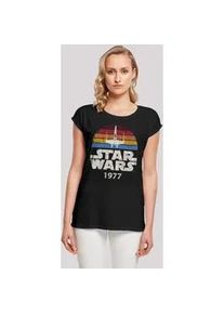 T-Shirt F4NT4STIC "Star Wars X-Wing Trip 1977" Gr. XXL, schwarz Damen Shirts Premium Qualität