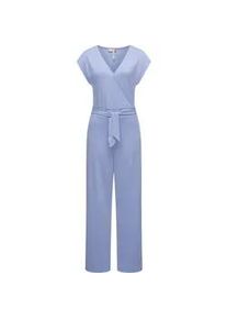 Jumpsuit Ragwear "Goldea" Gr. L (40), Normalgrößen, blau Damen Overalls Langer Overall mit Bindegürtel