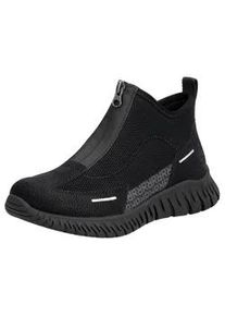 Slip-On Sneaker Rieker Gr. 43, schwarz Damen Schuhe Schlupfboots, High Top Sneaker, Stiefelette in veganer Verarbeitung Bestseller