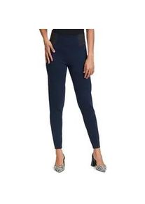 Stoffhose Betty Barclay "Betty Barclay Basic-Hose mit elastischem Bund" Gr. 42, Normalgrößen, blau (dunkelblau) Damen Hosen Bunddetail