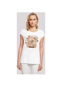 T-Shirt F4NT4STIC "Feeling Weihnachten in the bones" Gr. S, weiß Damen Shirts Premium Qualität, Weihnachts-Kollection