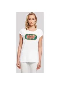 T-Shirt F4NT4STIC "Sesamstraße Jungle Logo" Gr. 3XL, weiß Damen Shirts Premium Qualität, Weihnachts-Kollection