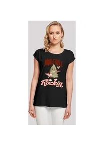 T-Shirt F4NT4STIC "Jingle Bell Rocking Weihnachten Tree" Gr. 5XL, schwarz Damen Shirts Premium Qualität, Weihnachts-Kollection