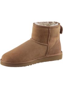 UGG Australia Ugg Classic Mini Ii Stiefel Damen - beige - Gr. 36 - Leder