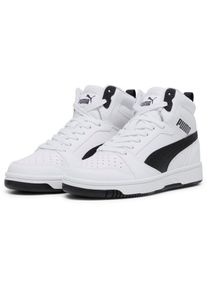 Puma Rebound v6 Mid Jr Sneaker Kinder - weiß - Gr. 39 - Synthetik