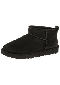 UGG Australia Ugg Classic Ultra Mini Stiefel Damen - schwarz - Gr. 42 - Suedeleder