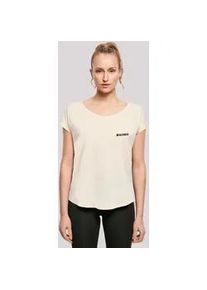 T-Shirt F4NT4STIC "Macher" Gr. 5XL, beige (sandweiß) Damen Shirts Jugendwort 2022, slang, lang geschnitten