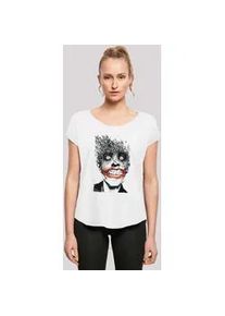 T-Shirt F4NT4STIC "Batman The Joker Bats" Gr. 5XL, weiß Damen Shirts Damen,Premium Merch,Lang,Longshirt,Bedruckt