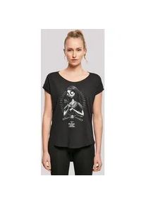 T-Shirt F4NT4STIC "Disney Nightmare Before Christmas Sallys Spiders" Gr. XXL, schwarz Damen Shirts Premium Qualität