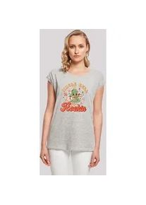 T-Shirt F4NT4STIC "Jingle Bell Rockin Weihnachten" Gr. XL, grau (erdgrau) Damen Shirts Premium Qualität, Weihnachts-Kollection