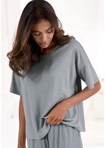Vivance Dreams T-Shirt taubengrau Gr. 32/34 für Damen. Mit Rundhals. Loose Fit