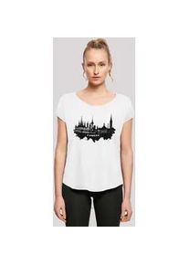 T-Shirt F4NT4STIC "Cities Collection - Hamburg skyline" Gr. 5XL, weiß Damen Shirts Print