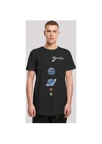 T-Shirt F4NT4STIC "Long Cut Shirt 'Big Bang Theory You Are Here'" Gr. 5XL, schwarz Herren Shirts Print