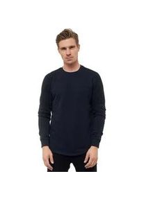 Sweatshirt Rusty Neal Gr. XL, blau (dunkelblau) Herren Sweatshirts mit geripptem Ärmeldesign