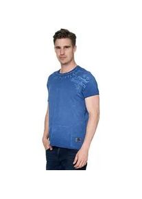 T-Shirt Rusty Neal Gr. XL, blau Herren Shirts mit modernem Print