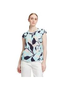 BETTY & CO Schlupfbluse BETTY & CO "Betty Co mit Print" Gr. 40, grün (mint, nature) Damen Blusen