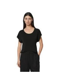 Marc O'Polo T-Shirt MARC O'POLO "aus LENZINGTM ECOVEROTM" Gr. XXS, schwarz Damen Shirts