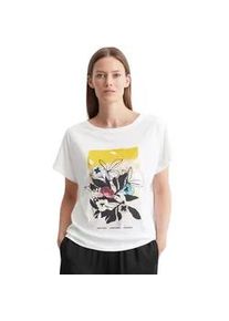 Marc O'Polo T-Shirt MARC O'POLO "mit floralem Foto-Print" Gr. S, bunt (mixed) Damen Shirts