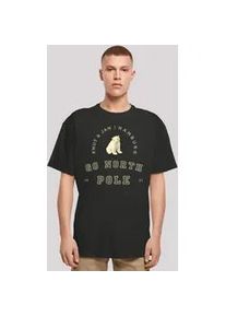 T-Shirt F4NT4STIC "Eisbär" Gr. S, schwarz Herren Shirts Print