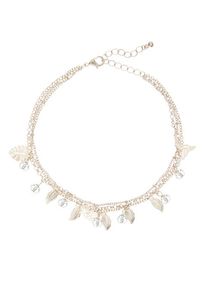 Lascana Fußkette mit Anhänger pink Gr. für Damen