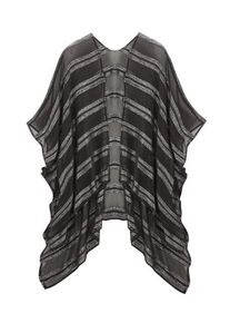 Lascana Pareo 'Modetuch' grau Gr. für Damen. Mit Glitzerdetails
