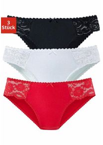 Petite Fleur Jazz-Pants Slips mehrfarbig Gr. 32/34 für Damen. Mit Schleife, Spitze. Körpernah. Nachhaltig.