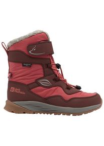 Jack Wolfskin Polar Bear-G Texapore High VC Winterschuhe Kinder (Gr 32 |braun/rot |wasserdicht)