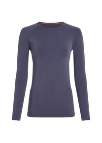 Merinounterwäsche Icebreaker Merino 260 Zoneknit Seamless L/S Crewe Damen (Gr M |blau)