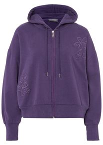 MYBC - Kapuzen-Sweatjacke, lila, Gr. 42 / M - Baumwolle