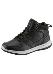 Schnürboots Skechers "DELSON SELECTO" Gr. 43, schwarz Herren Schuhe mit Waterproof-Ausstattung, Freizeitschuh, Schnürschuh