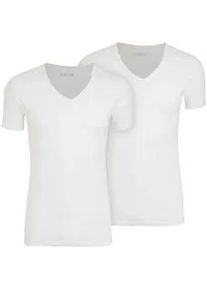 Unterziehshirt Jockey "Cotton +" Gr. M, N-Gr, weiß Herren Unterhemden