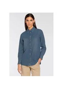 Jeansbluse DELMAO Gr. 38, blau Damen Blusen im klassischen Stil