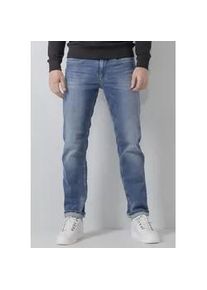 Regular-fit-Jeans PETROL INDUSTRIES "RILEY" Gr. 36, Länge 32, blau (medium used) Herren Jeans