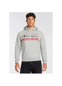 Sweatshirt Champion "Graphic Shop Hooded Sweatshirt" Gr. L (50), grau Herren Sweatshirts