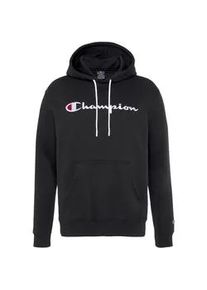 Sweatshirt Champion "Classic Hooded large Log" Gr. XS (44), schwarz Herren Sweatshirts