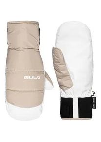 Fäustlinge BULA "Piste" Gr. 14, beige (natur) Damen Handschuhe mit 10.000 mm Wassersäule