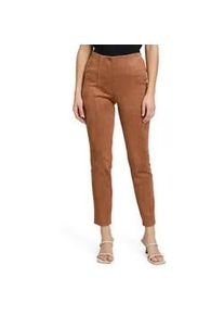 Stoffhose Betty Barclay "Betty Barclay Basic-Hose Slim Fit" Gr. 44, Normalgrößen, braun (thrush) Damen Hosen Material