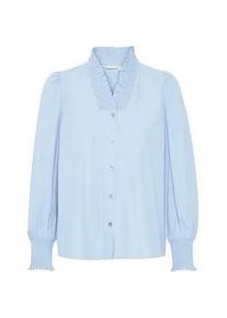 Langarmbluse Fransa "Langarmbluse FRPops" Gr. XS, blau (endless sky) Damen Blusen