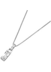 Kette mit Anhänger Giorgio Martello MILANO "mit Anhänger, Zirkonia weiß, Silber 925" Halsketten Gr. 45cm, Silber 925 (Sterlingsilber), weiß Damen