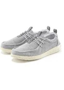 Sneaker John Devin, Herren, Gr. 43, grau (hellgrau), Obermaterial: 100% Textilmaterial. Decksohle: 100% Textilmaterial. Futter: 100% Textilmaterial. Laufsohle: 100% Synthetik, meliert, unifarben, Schuhe Sneaker, Sneaker, Freizeitschuh, Halbschuh, Slipper VEGAN