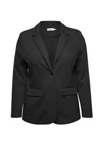 Jackenblazer Fransa "Jackenblazer FPStretch" Gr. 46, schwarz, Damen, Obermaterial: 63% Viskose LENZINGu00bf ECOVEROu00bf CV LenzEcov. 32% Polyamid PA. 5% Elasthan EL., Blazer