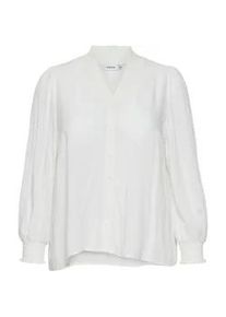 Langarmbluse Fransa "Langarmbluse FPAmber" Gr. 52, weiß (blanc de blanc) Damen Blusen