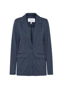 Jackenblazer B.Young "Jackenblazer BYRizetta" Gr. 42, blau (copenhagen night mix) Damen Blazer